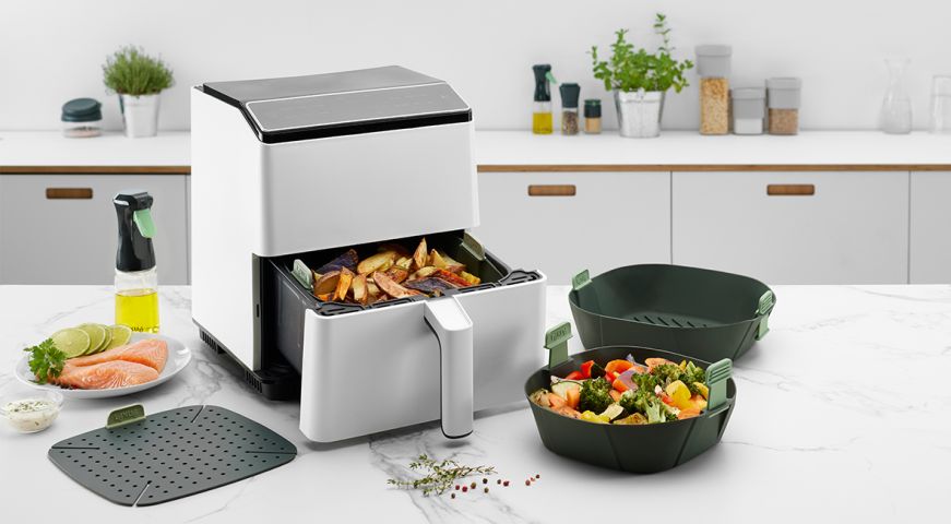 Cesta para freidora de aire L ¡Cocinado limpio y fácil con tu freidora de aire!