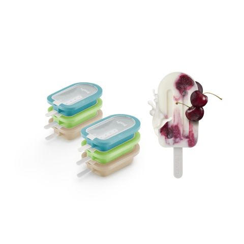 Set of 6 Mediterranean Ice Lolly Moulds Cool off with Mediterranean flavors!