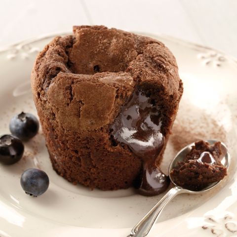 Moule Fondant, Ensemble de 6 Faites cuire 6 délicieux gâteaux de lave fondue dans des moules individuels.