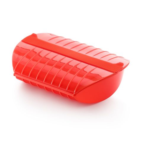 Microwave Steam Cooker with Tray 3-4 p. Quick and healthy steam cooking in your microwave!