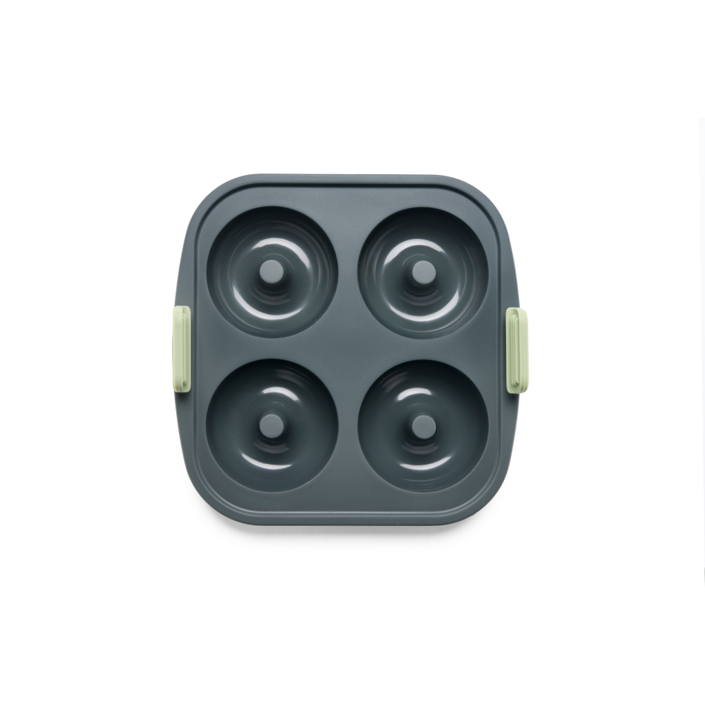 Molde doughnuts freidora de aire, 4 cav ¡Desmoldado fácil con resultados perfectos!