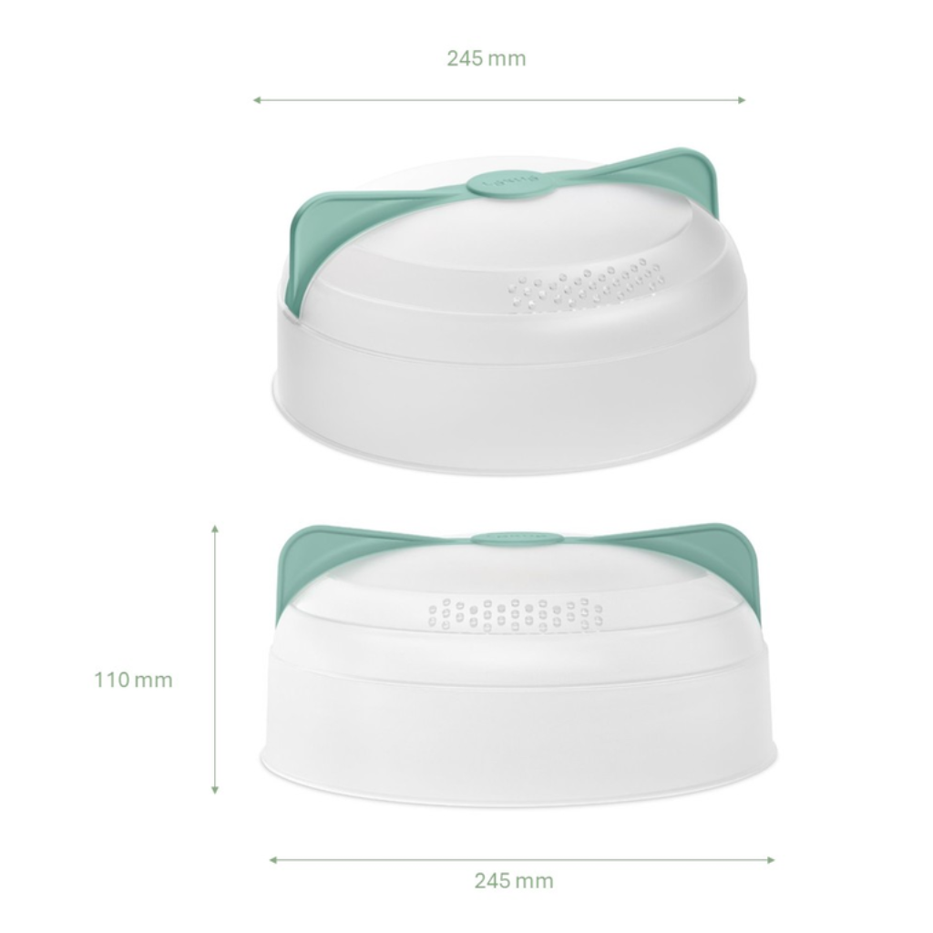 Microwave Plate Cover Effortless handling from any angle!