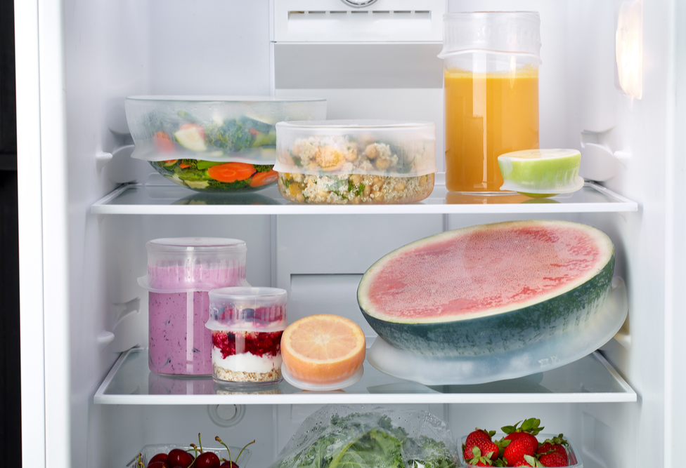 Reusable stretch lids ø 8,5 cm (2 u.) Transparent