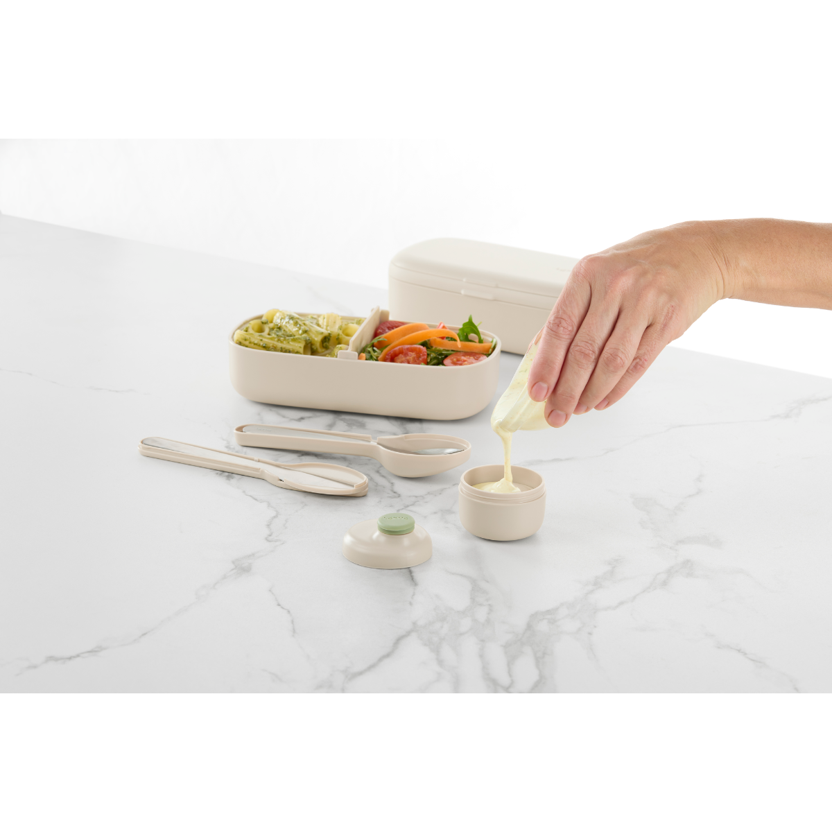 Set de cubiertos con funda Natural ¡Disfruta de tus comidas fuera de casa de la forma más higiénica!