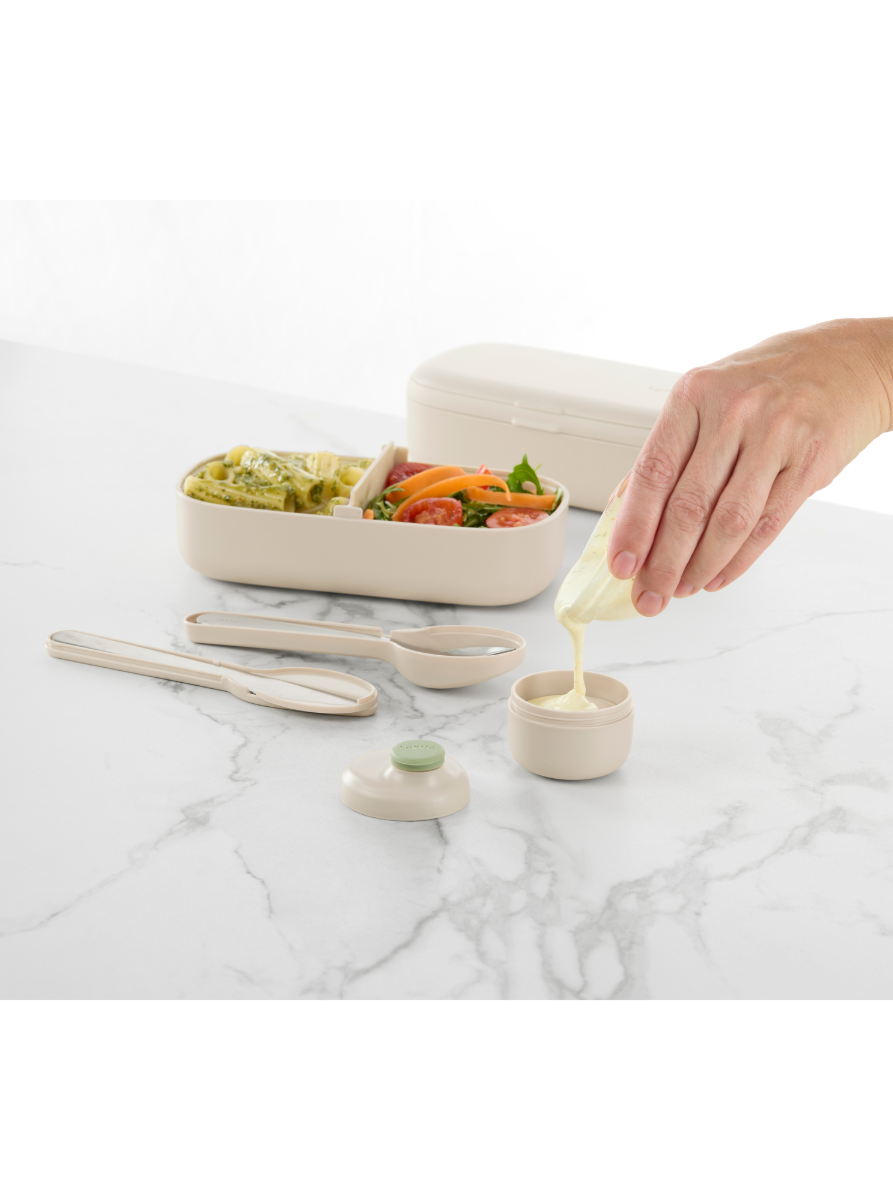 Recipiente para salsas Natural ¡Lleva tus salsas contigo fácilmente!
