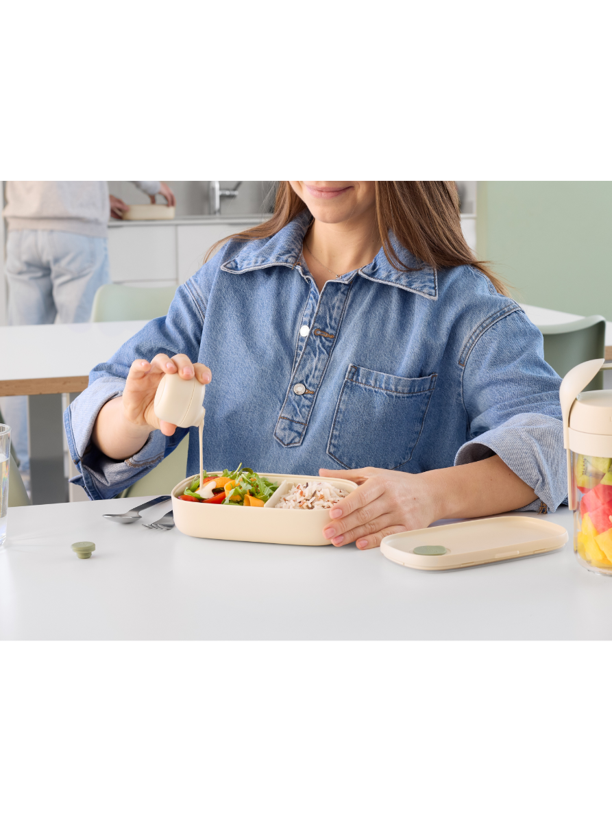 Recipiente para salsas Natural ¡Lleva tus salsas contigo fácilmente!