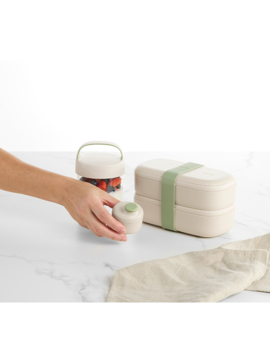 Recipiente para salsas Natural ¡Lleva tus salsas contigo fácilmente!