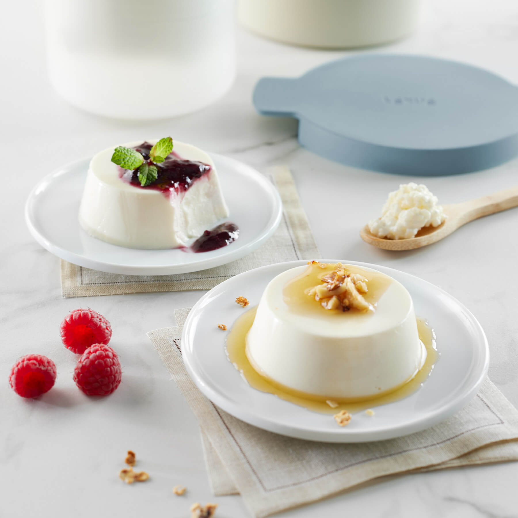 Panna cotta de kéfir