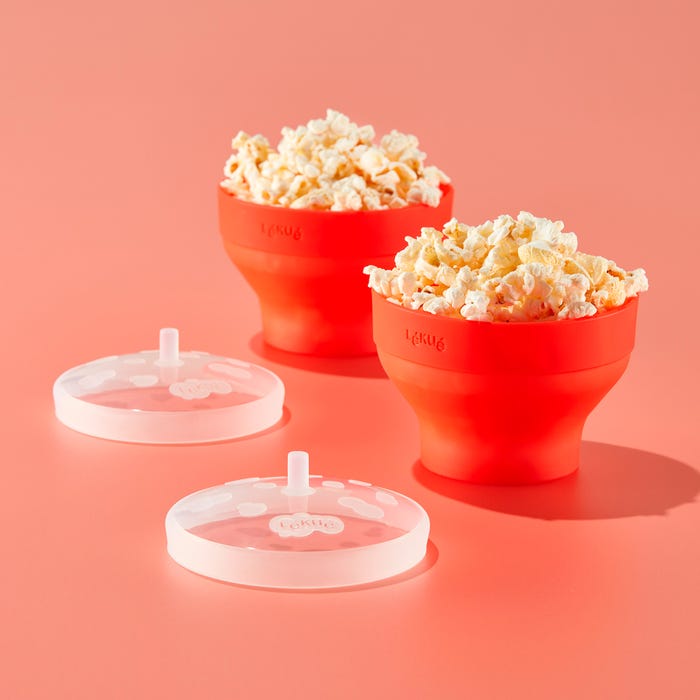 Mini Popcorn Maker (set of 2) Lékué