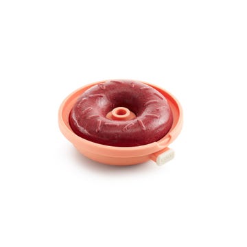 Creamy red fruits donuts