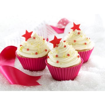 Cupcakes especiados de Navidad