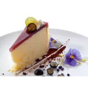 Cheese cake with blueberries