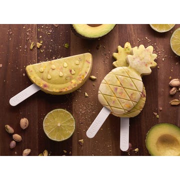 Avocado and pistachio ice cream